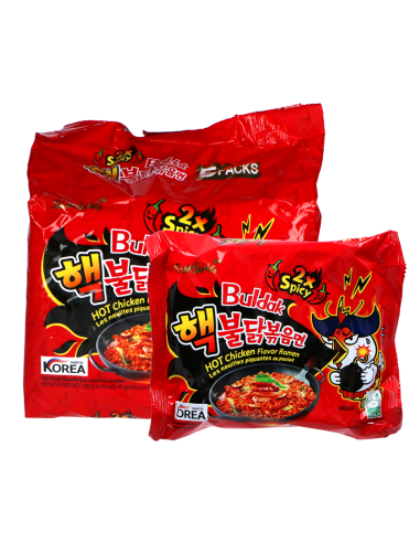 Samyang 2X Spicy Ramen - Extreme Hot Korean Instant Noodles (140g)