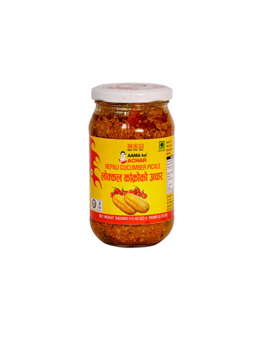 Nepali Cucumber Pickle (Kakro Ko Achar) - Spicy Dalle Chilli Flavor