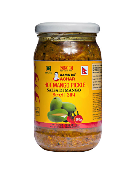 Hot Mango Pickle - Authentic Nepali Achaar, 380g – Aama Ko Achar Hot Mango Pickle - Authentic Nepali Achaar, 380g – Aama Ko Achar